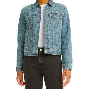 Levi’s Original Denim Trucker Jacket Splatter NWOT